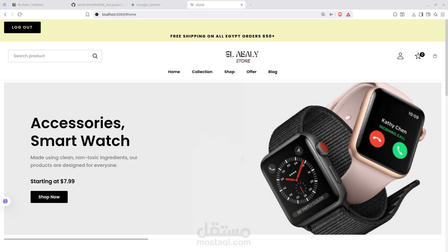 Mobile Accessories E-commerce Website – PHP Full-Stack