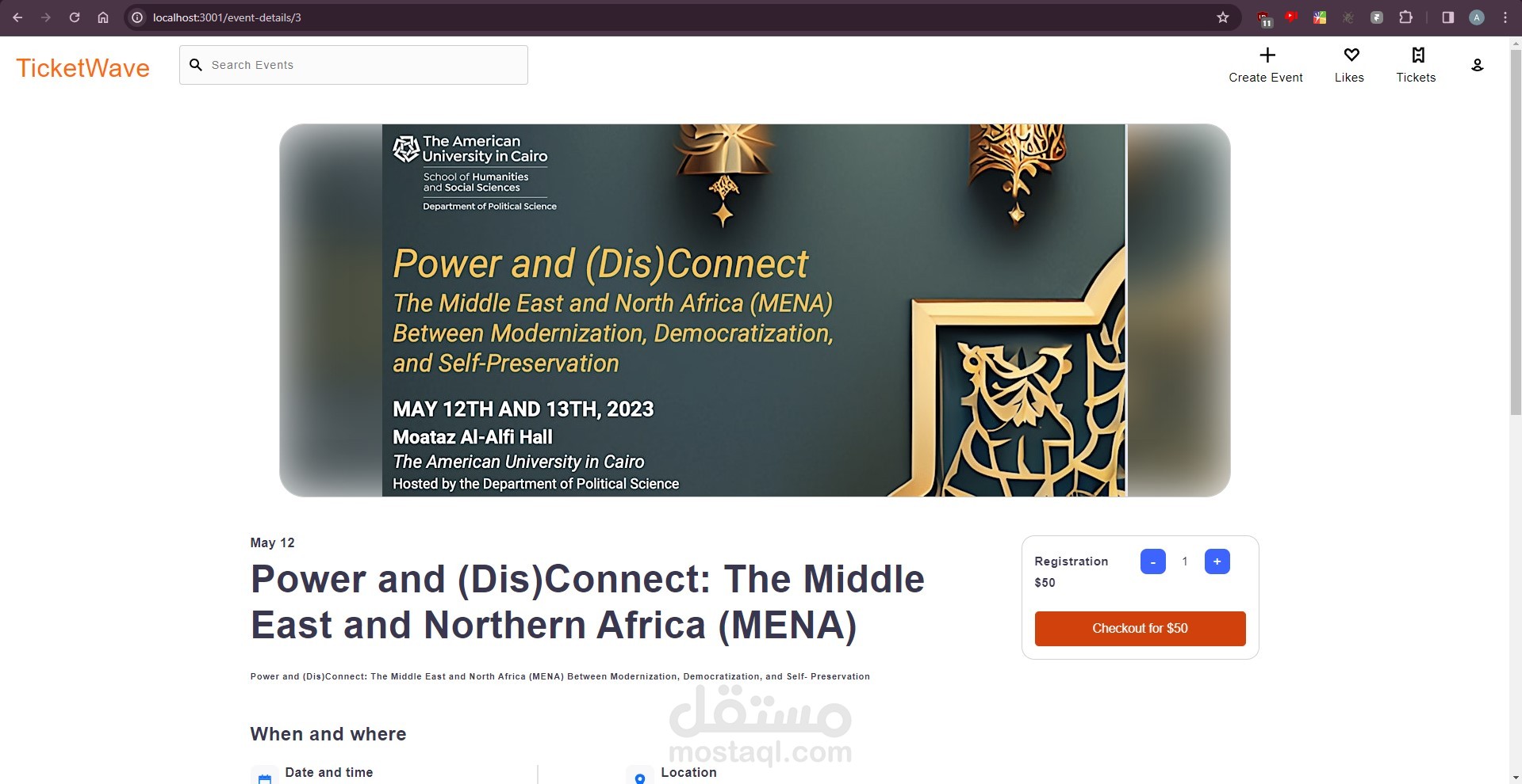 Eventbright.com Clone (TicketWave)