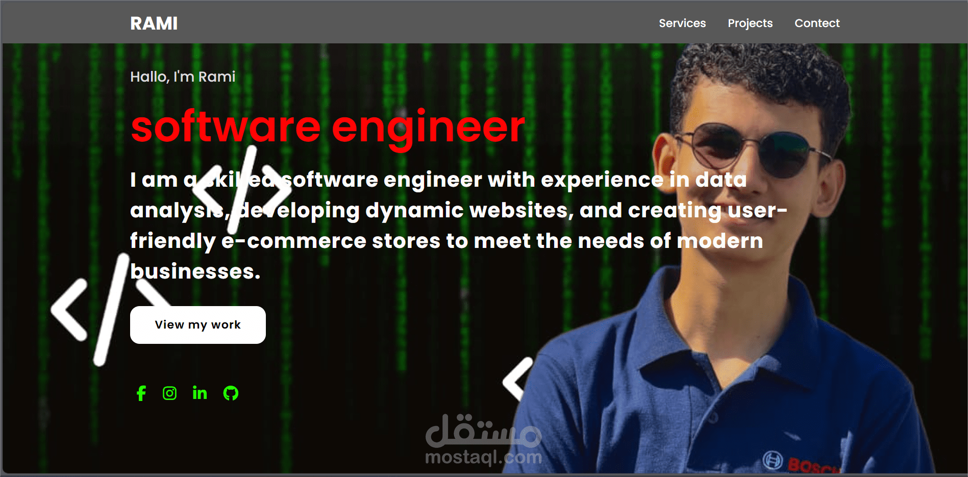 My website