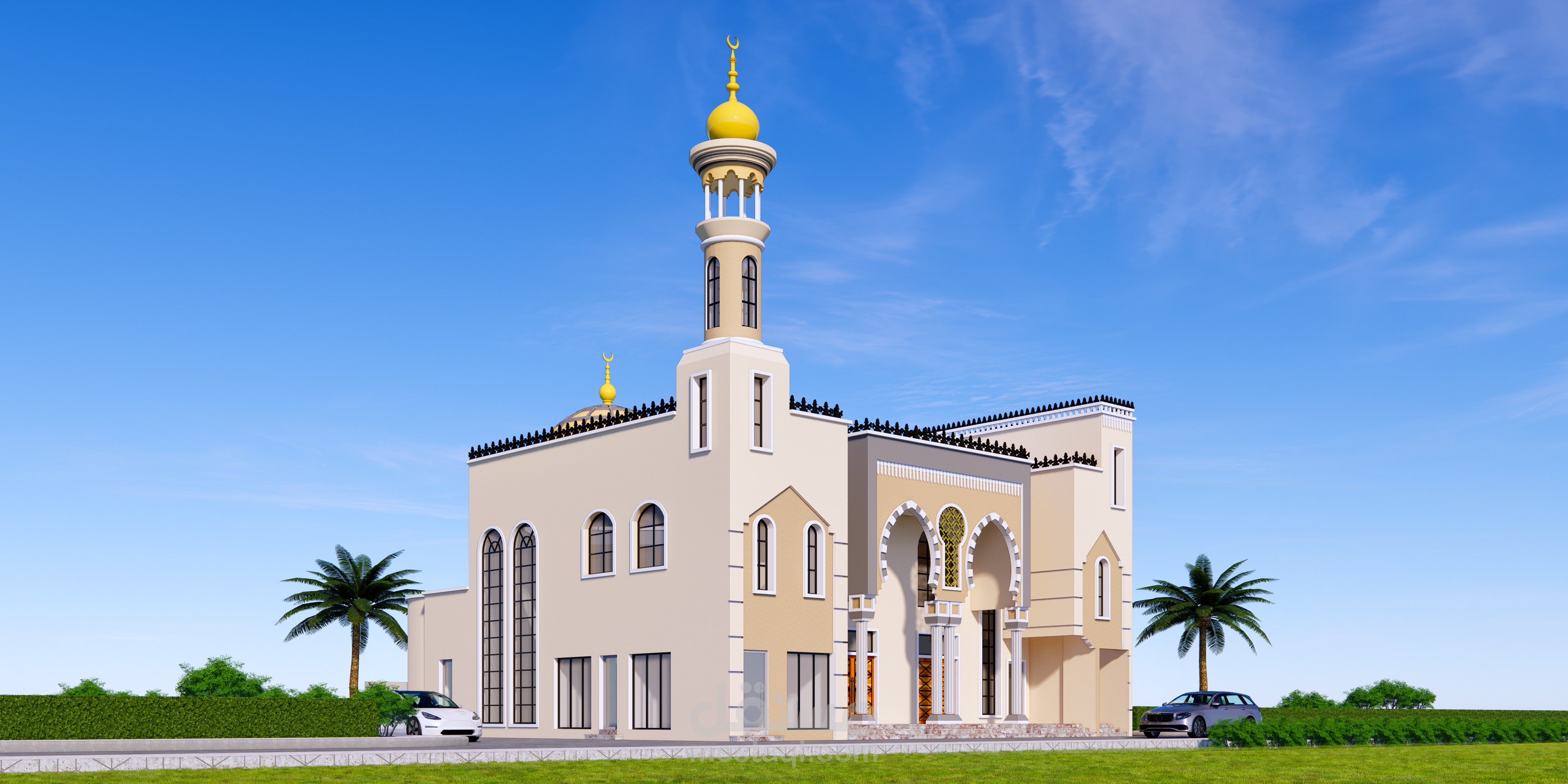 مسجد بقرية الروضة بالمنصورة