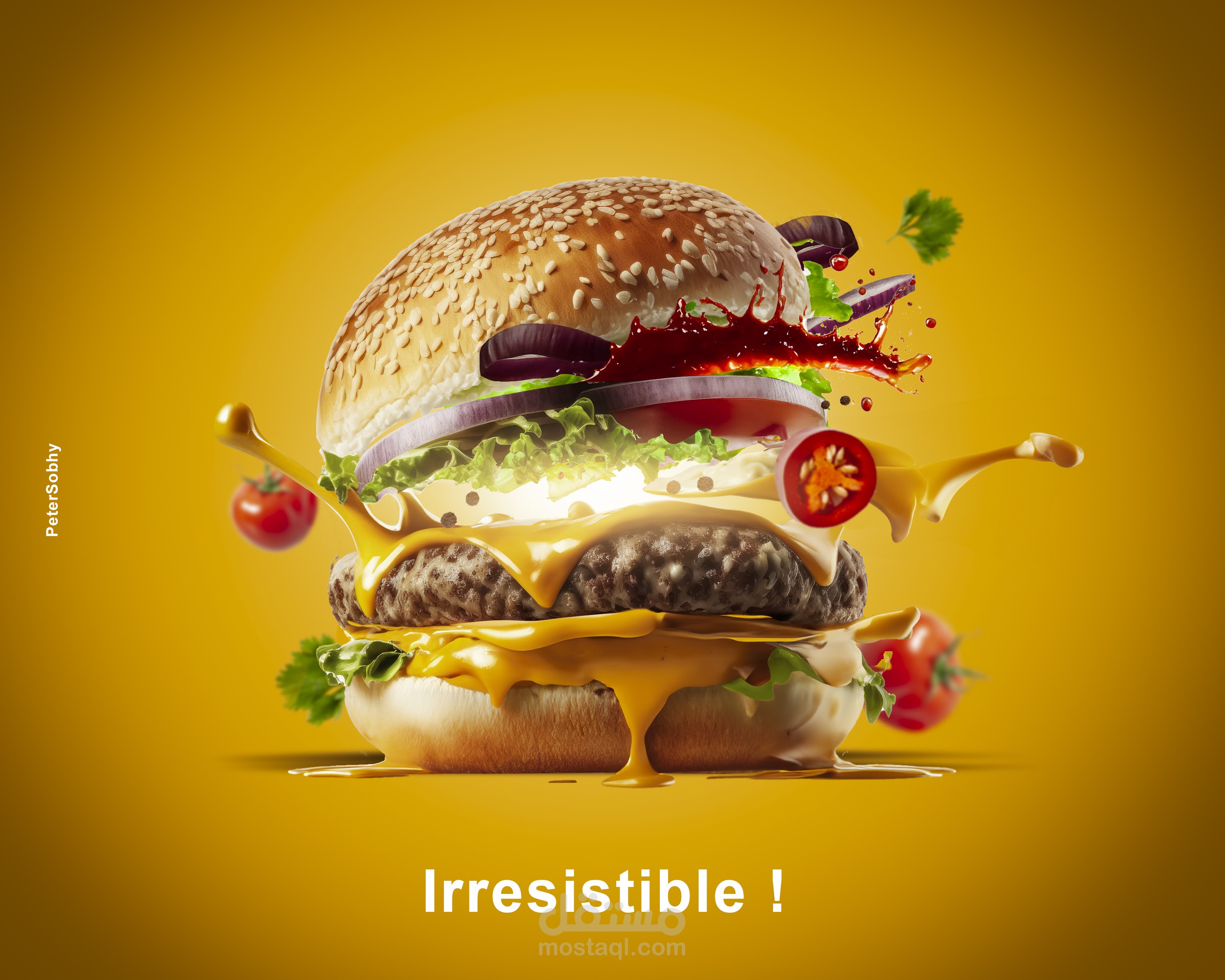 unofficial ad for burger