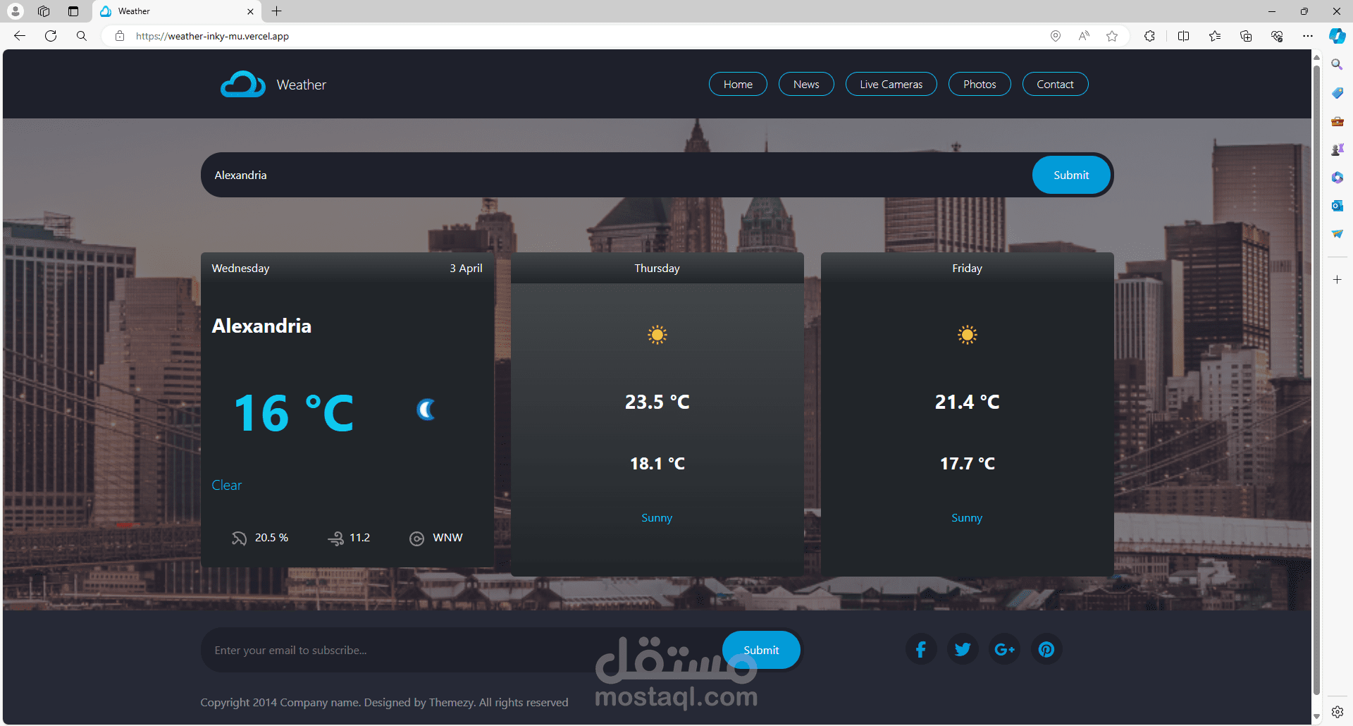 WEATHER APP