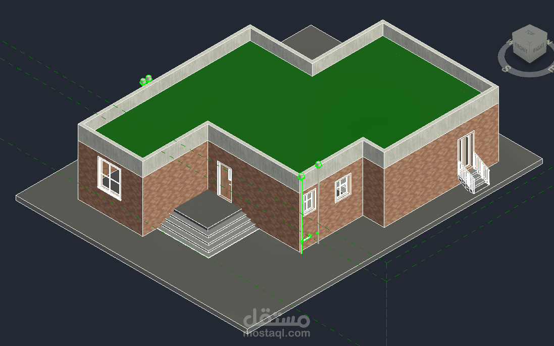 تحويل الرسومات المعمارية ال 3d models