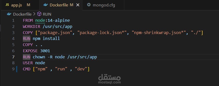 تحويل تطبيق الويب إلى حاوية-Container