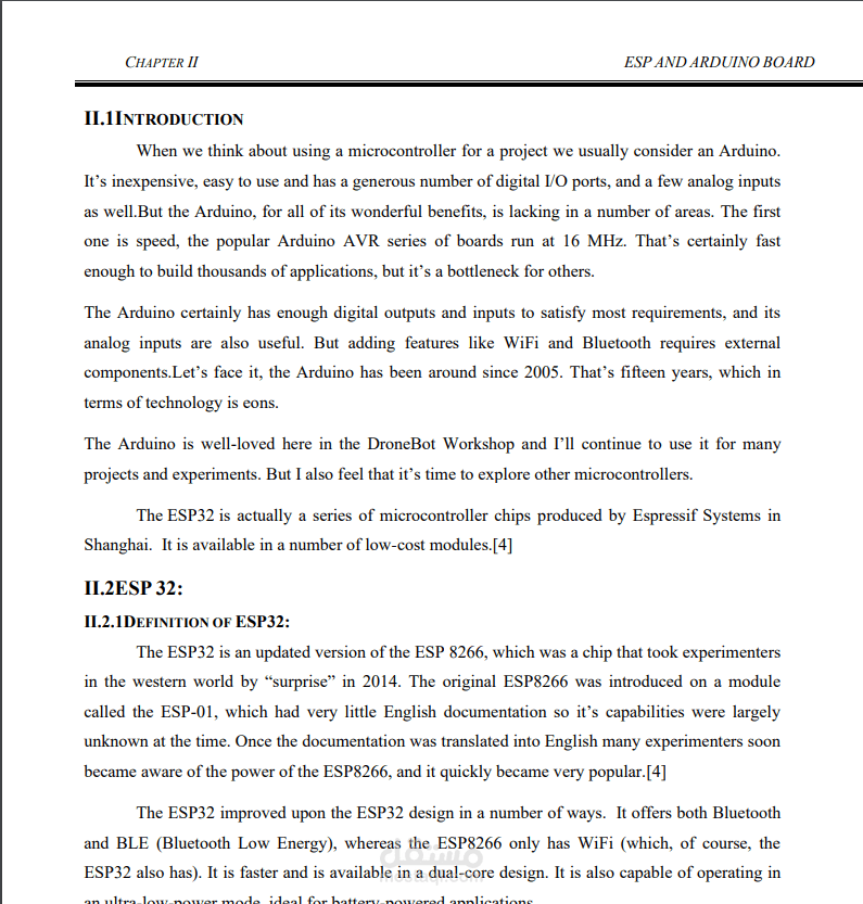 نظرت عامة حول esp32
