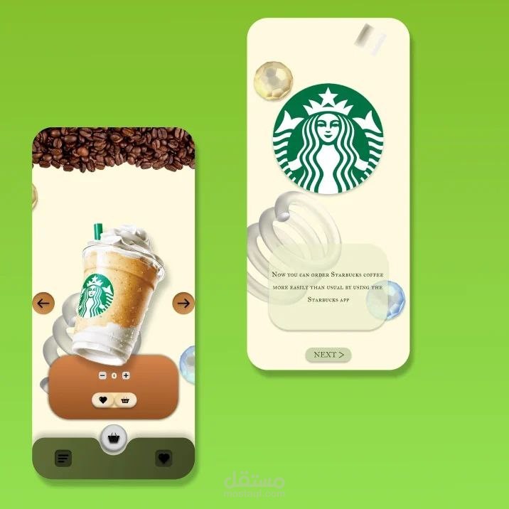 UX design (redesign) for Starbucks
