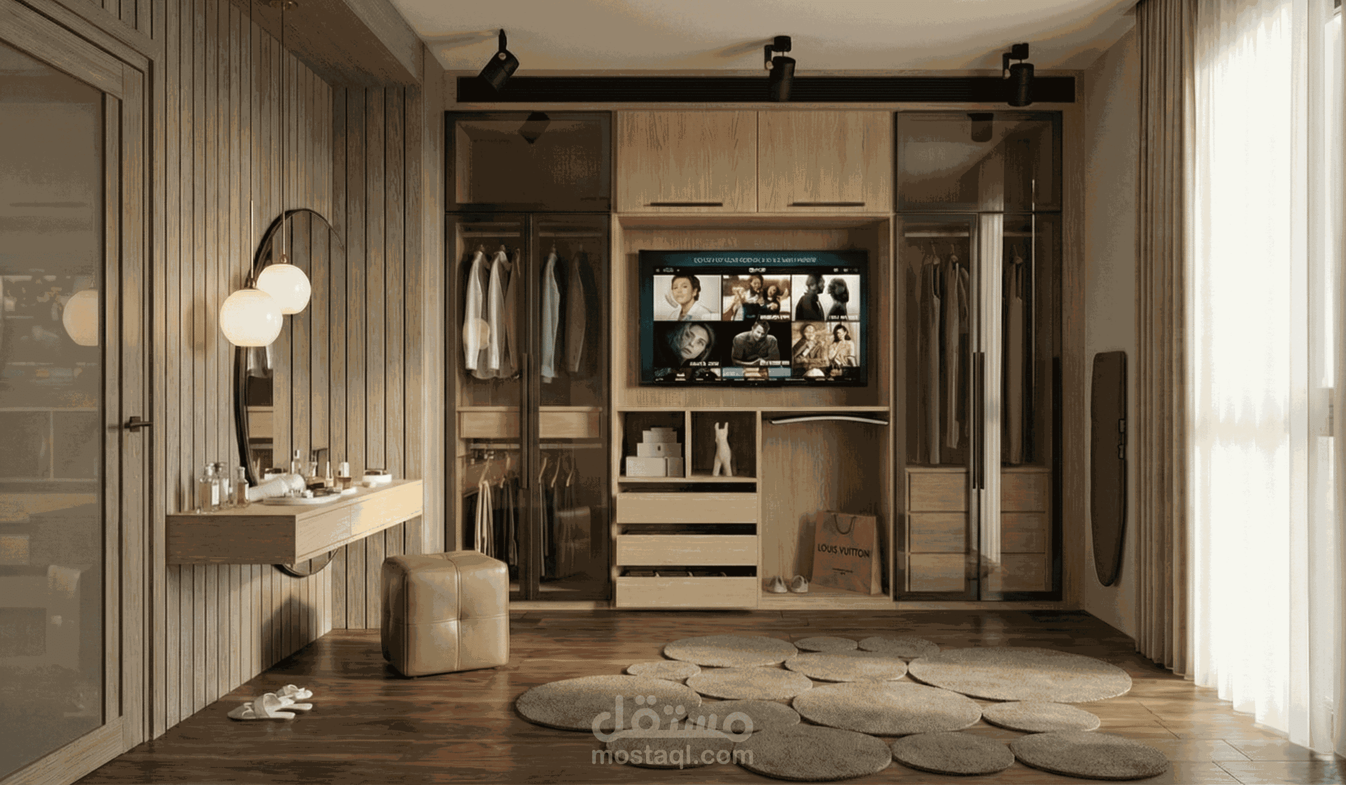 Modular Walk-in Closet System