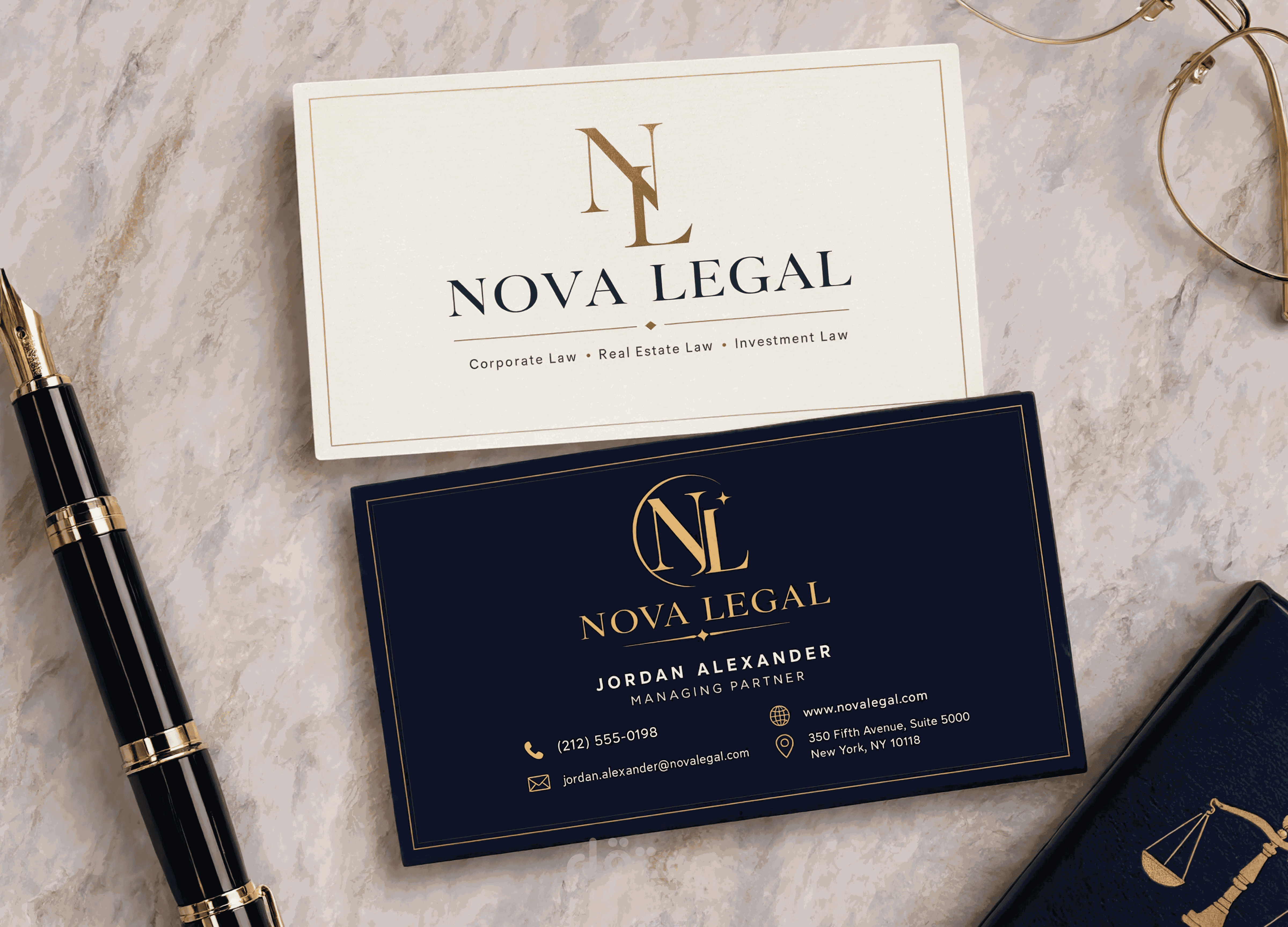 تصميم بطاقة أعمال احترافية (Business Card Design)
