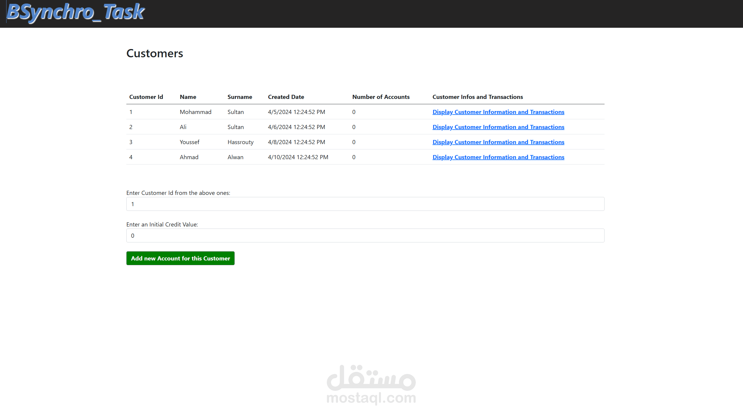 API with multiple Endpoints