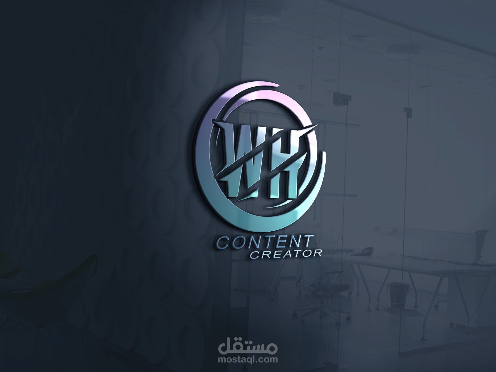 تصميم لوغو لصفحة عمل عبر الفيسبوك