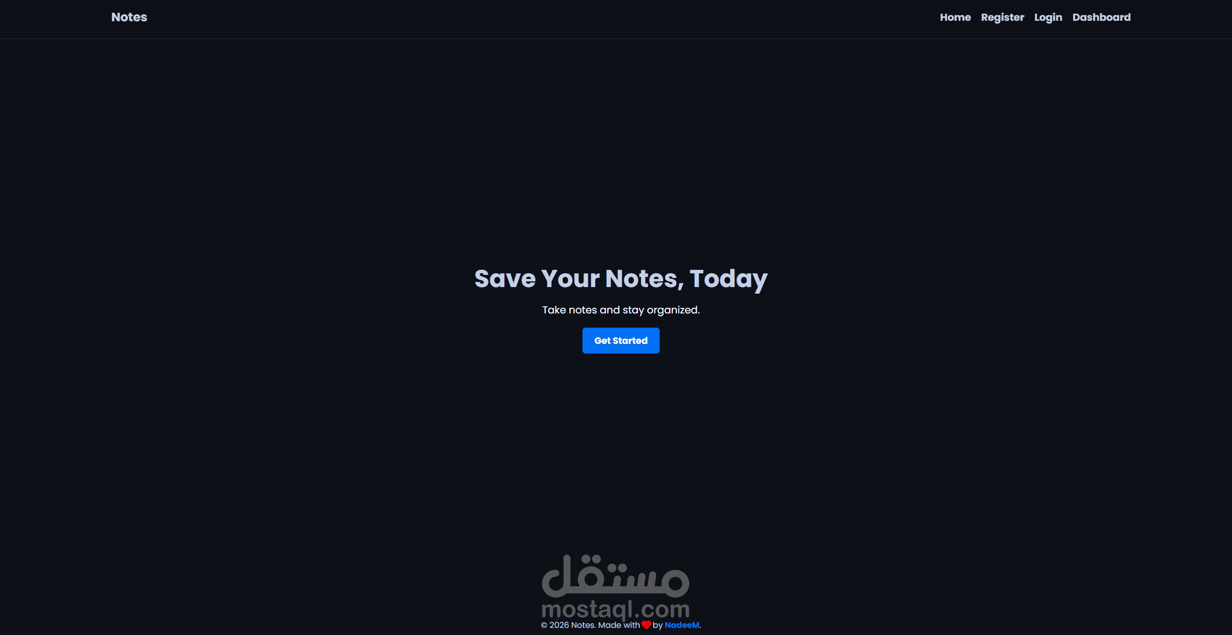 Notes App | مستقل