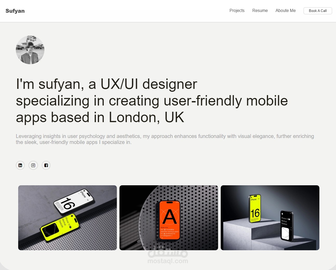 landing page
