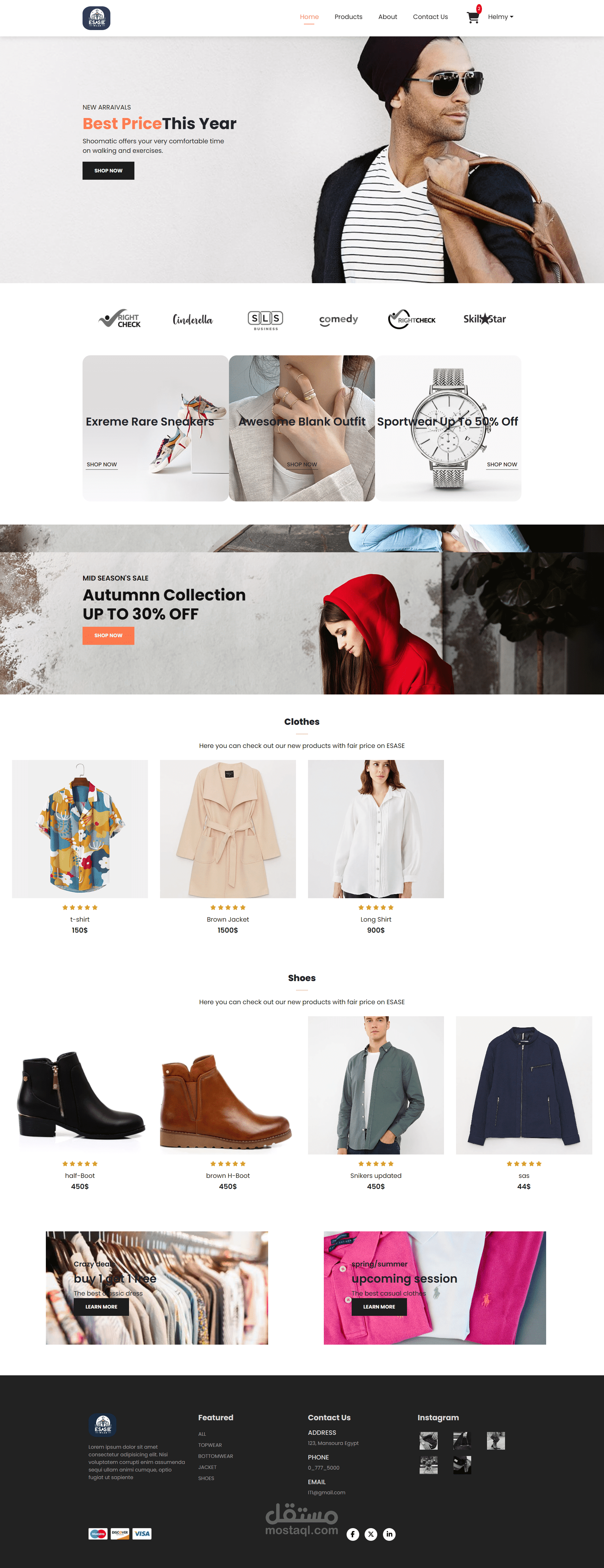 ️ تصميم منصه للتجاره الإلكترونيةللمصنوعة اليدويه