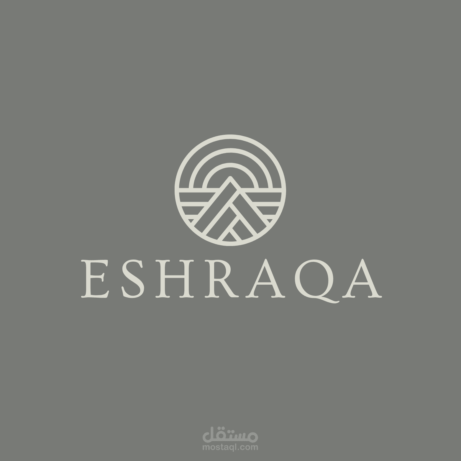 تصميم لوجو أنيق بأسلوب ESHRAQA