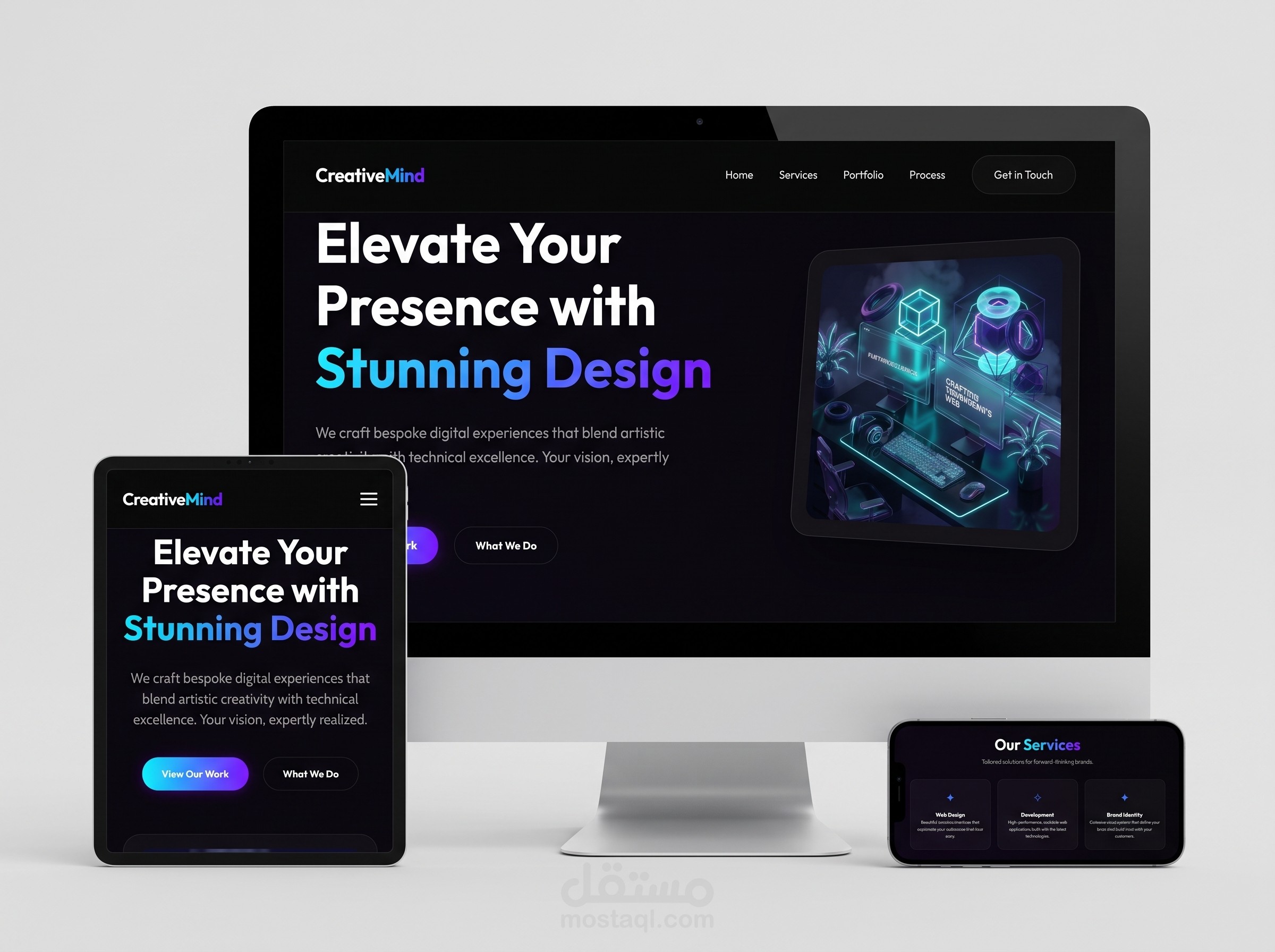 CreativeMind Landing Page