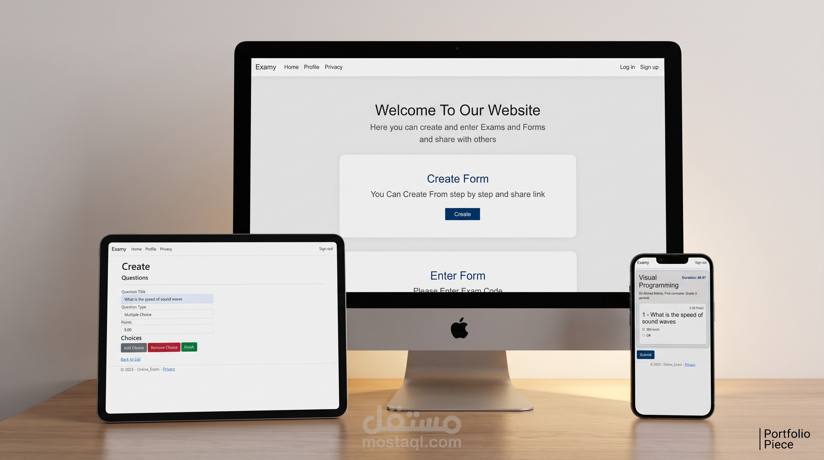 Examy Website