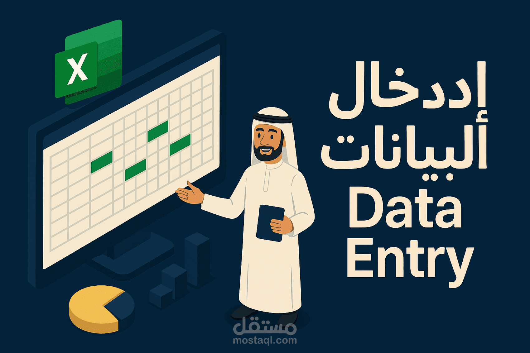 تجميع وادخال بيانات علي Excel