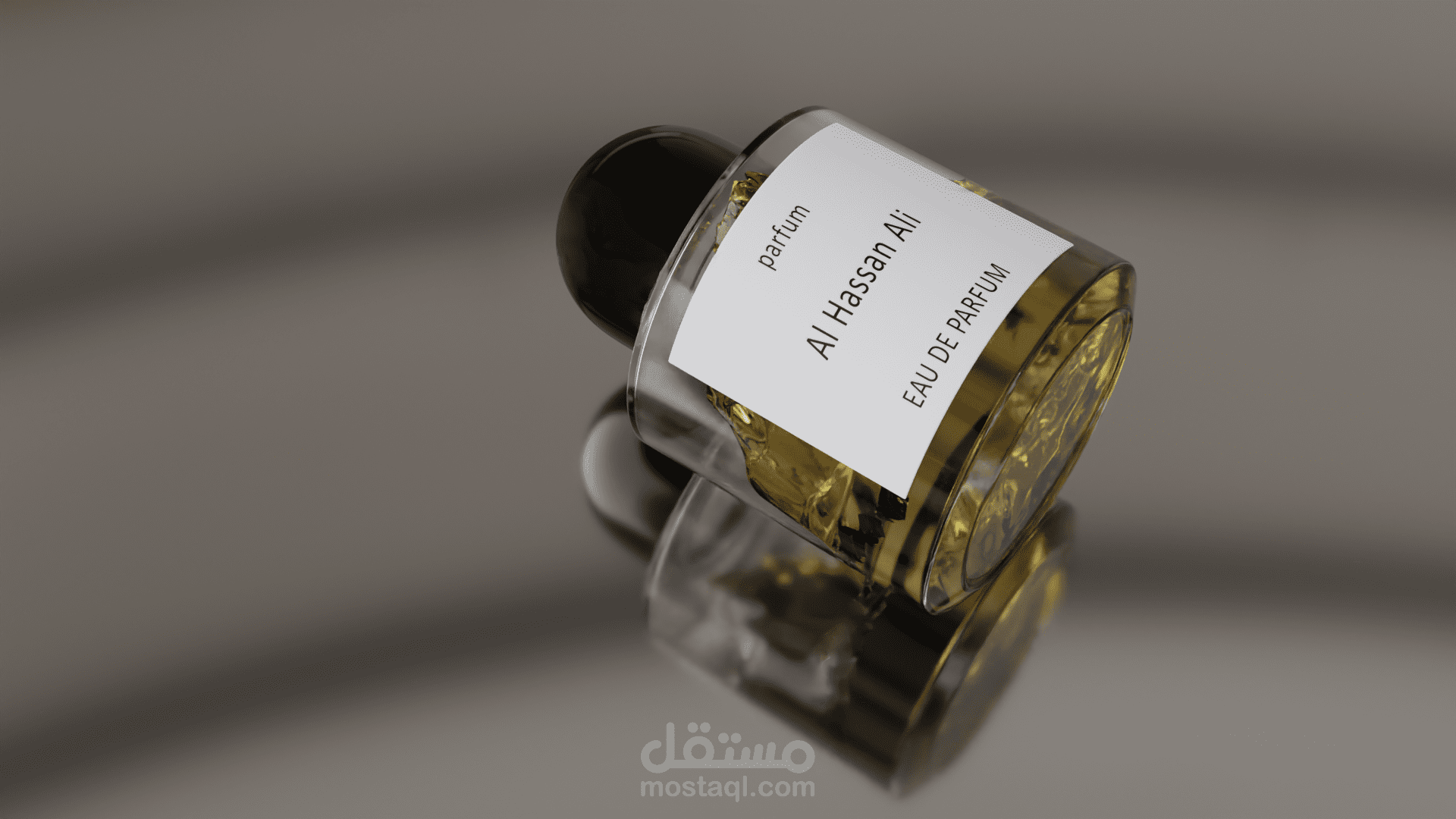 تصميمم عطر 3d احترافي