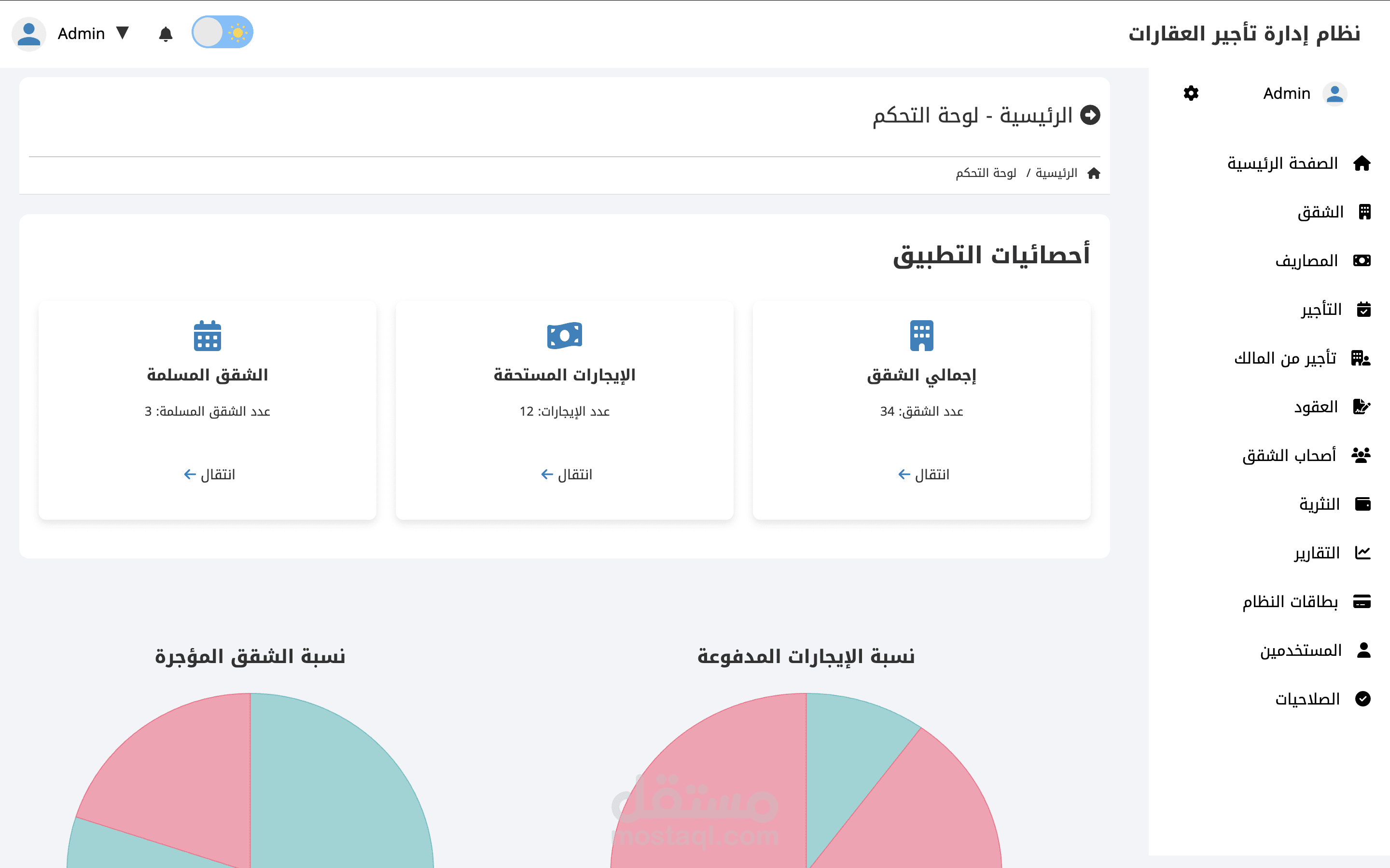 نظام ادارة العقارات