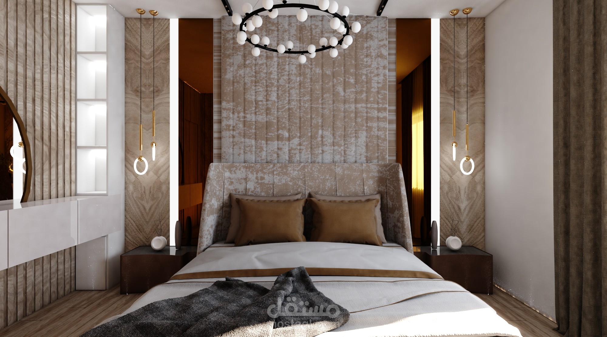 تصميم داخلي لمنزل بالوان وتصميمات عصرية