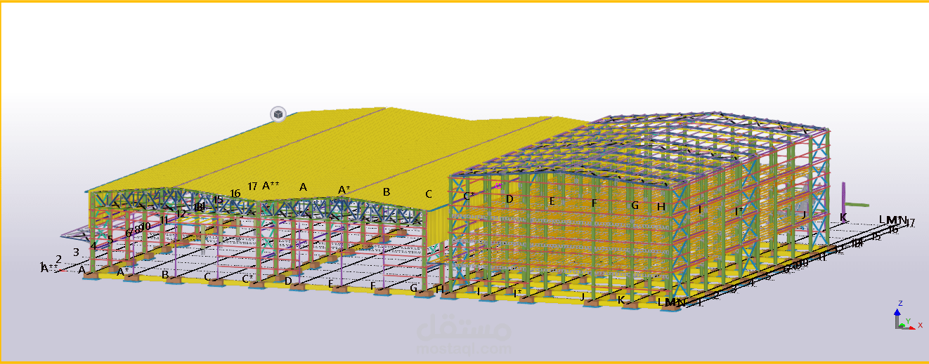 SUDIA ARABIA (2TRUSSES+MUILTY STORY FRAME )