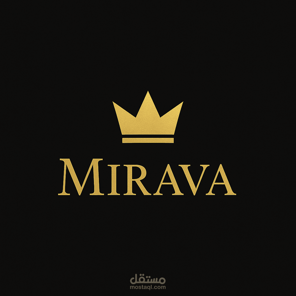 تصميم لوجو أنيق لعلامة تجارية باسم "MIRAVA"
