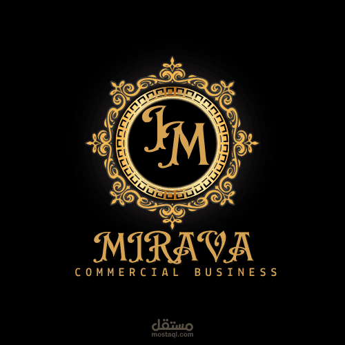 تصميم شعار فاخر لشركة MIRAVA التجارية