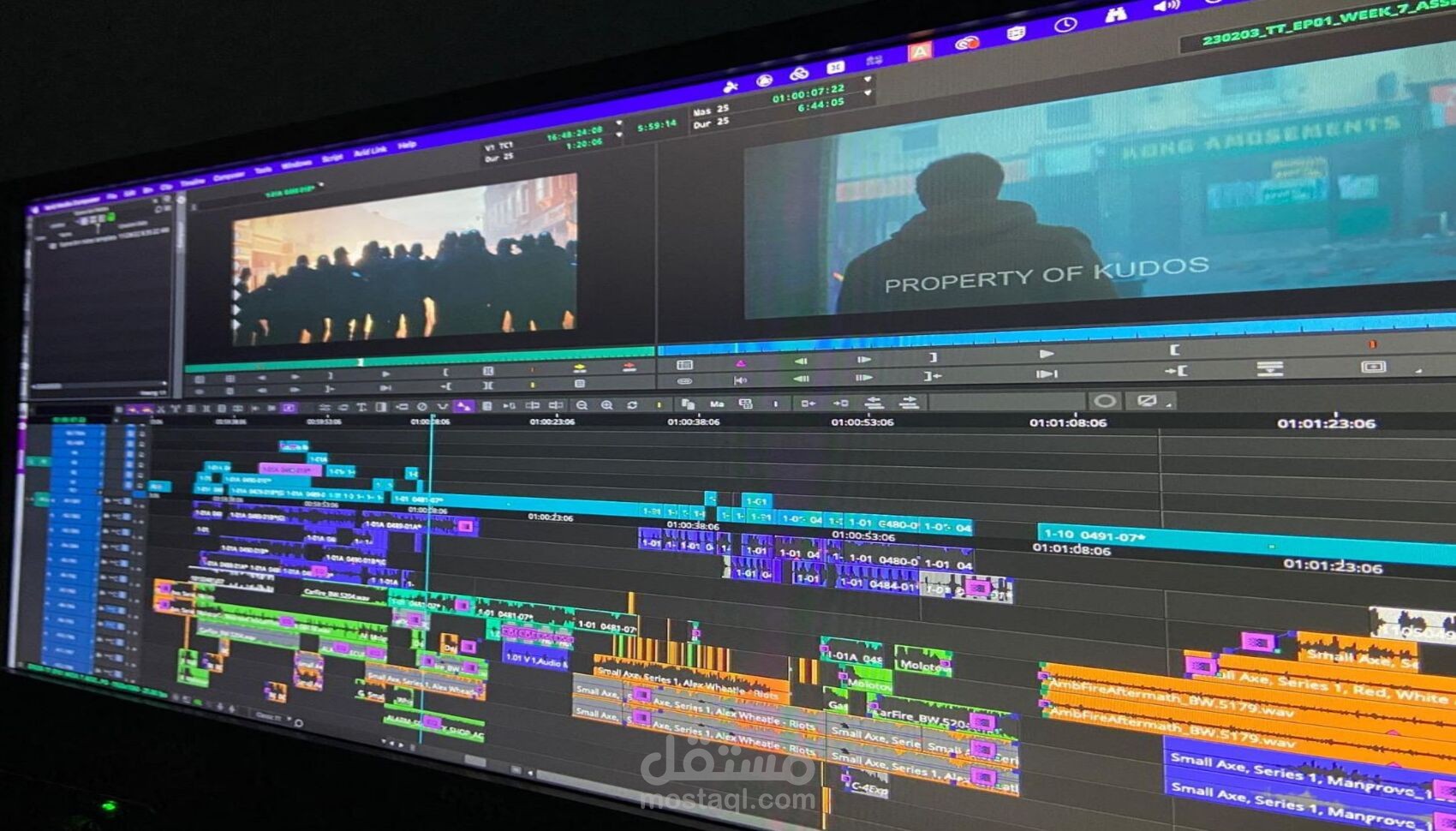 مونتاج فيديوهات احترافية (Reels, TikTok, YouTube) بلمسة عصري