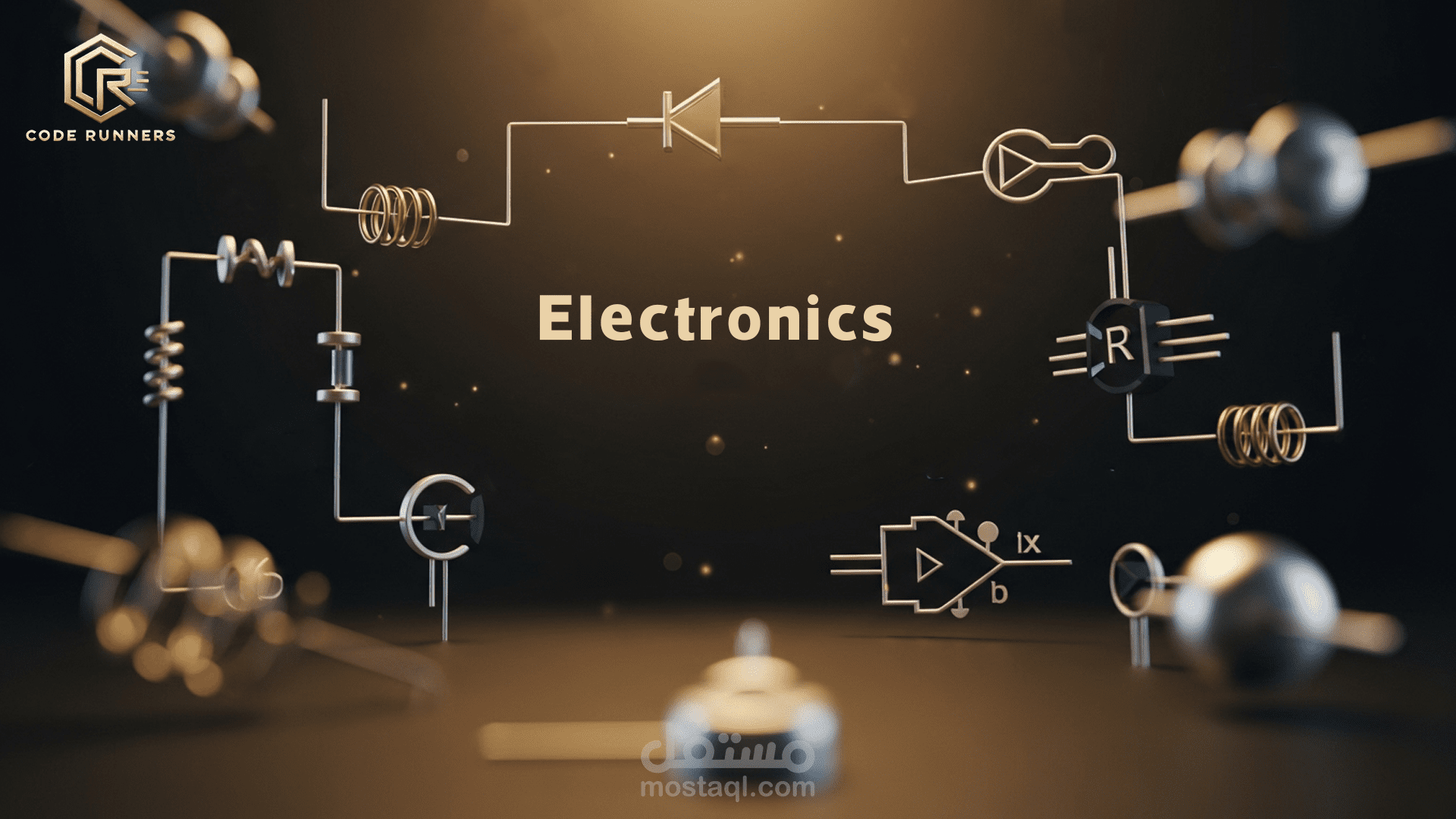 تصميم ثابميل لقناة تعليمية ,مراجعة مادة ال Electronics