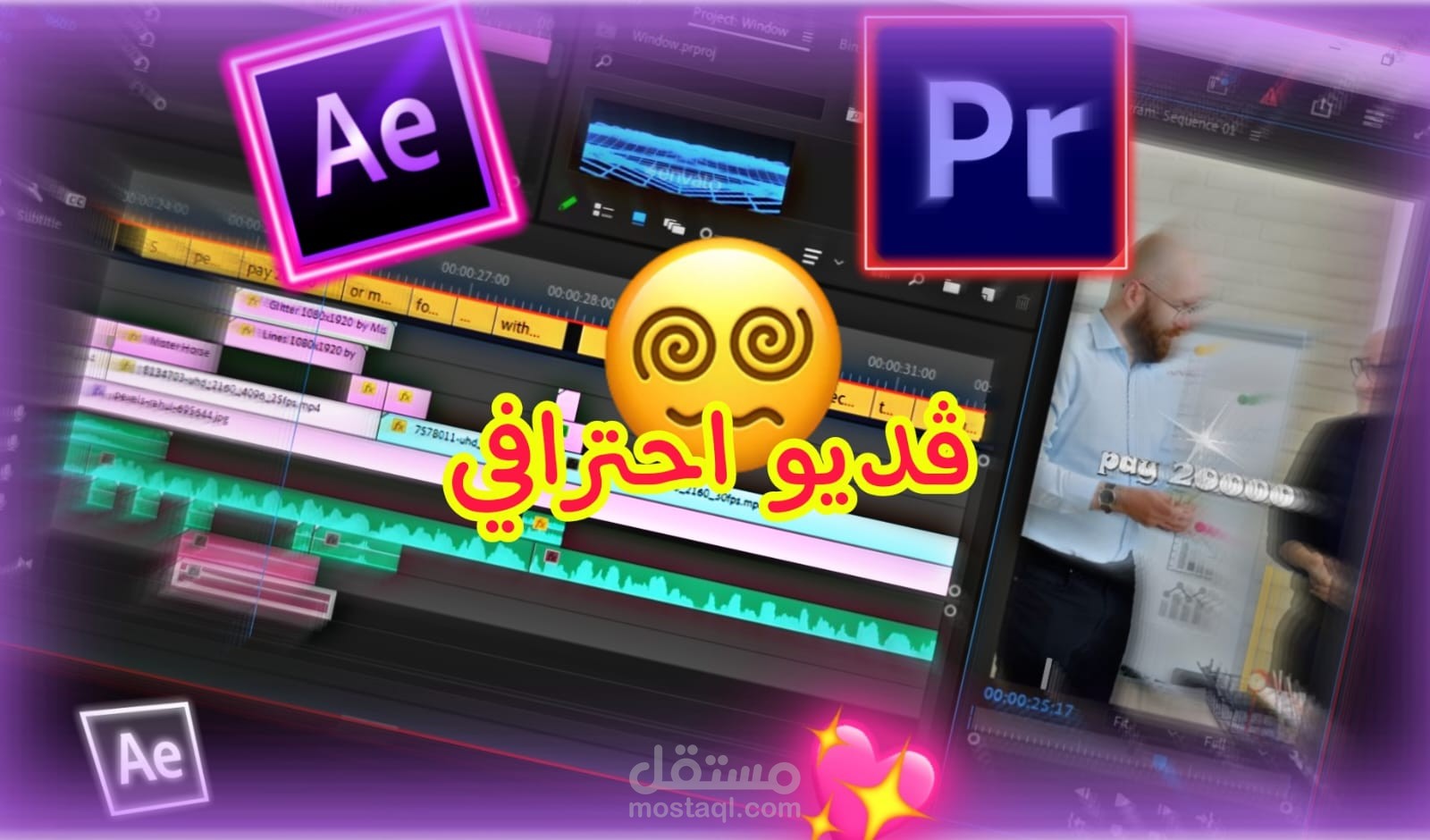 Creative video production by talent