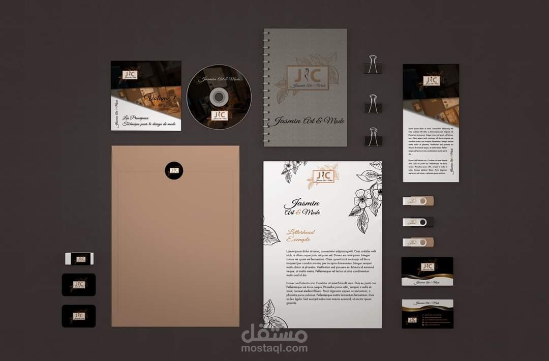 Jasmin Art&Mode Branding العلامة التجارية