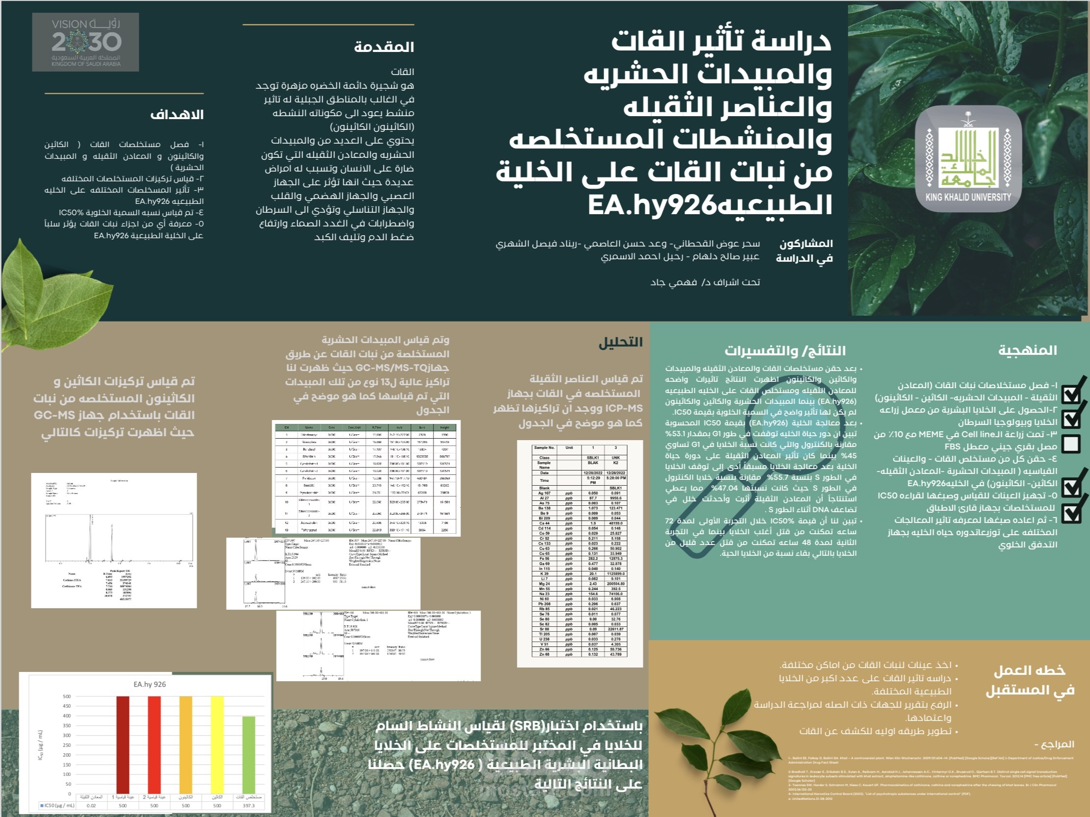 تصميم بوستر لبحث التخرج