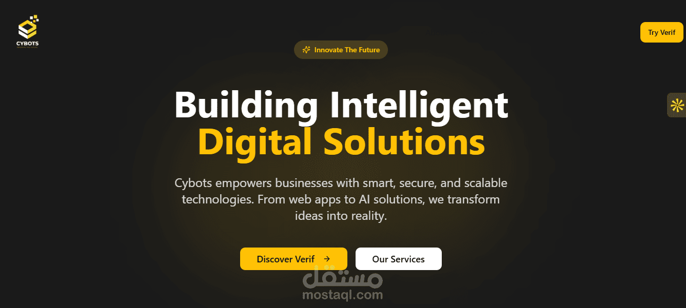 Cybots Corporate Website