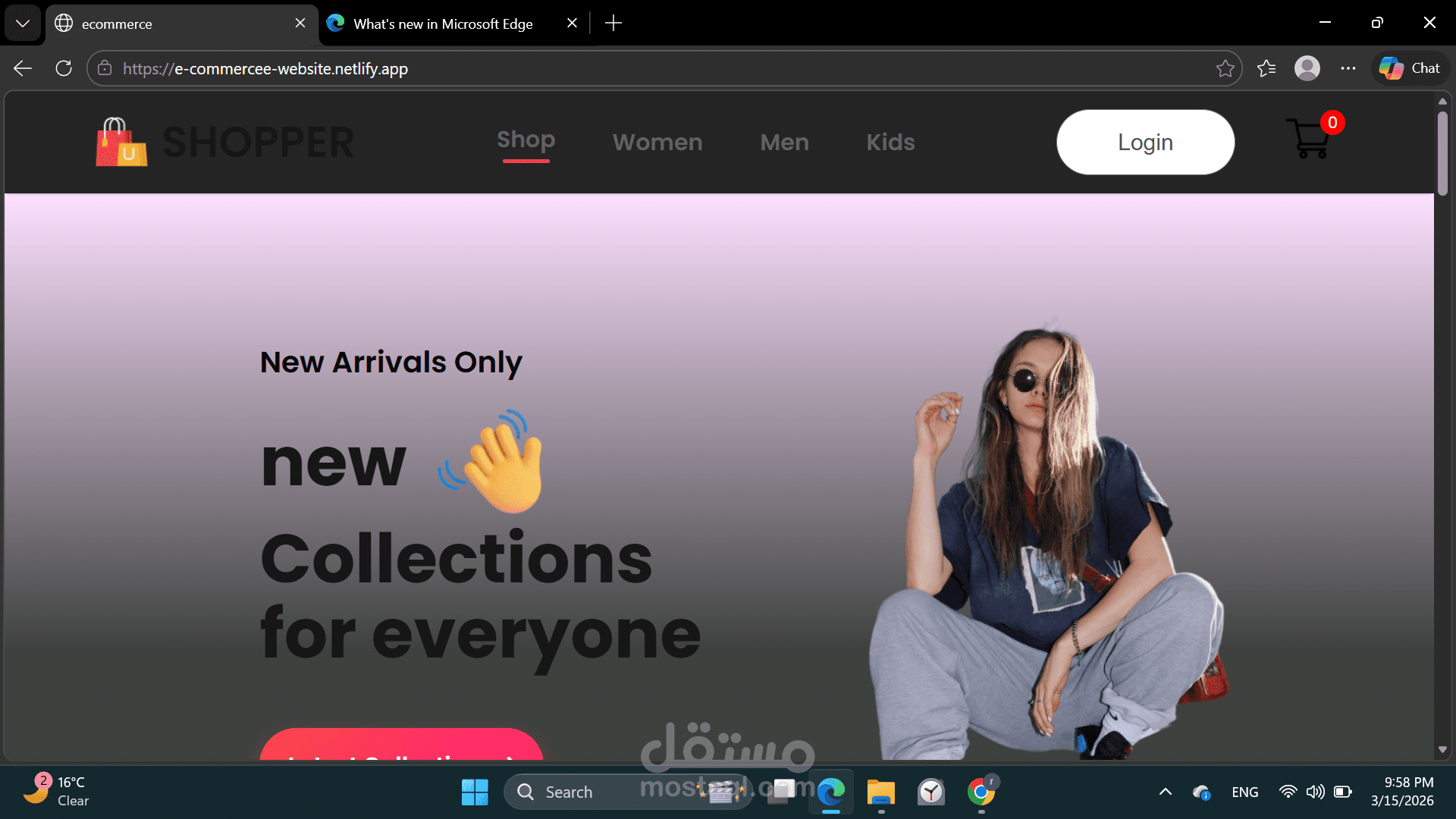 E-Commerce Platform | React, TypeScript, Tailwind CSS