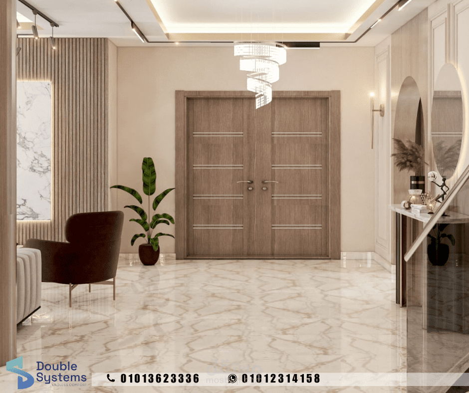 تصميم رسبشن لفيلا سكنية