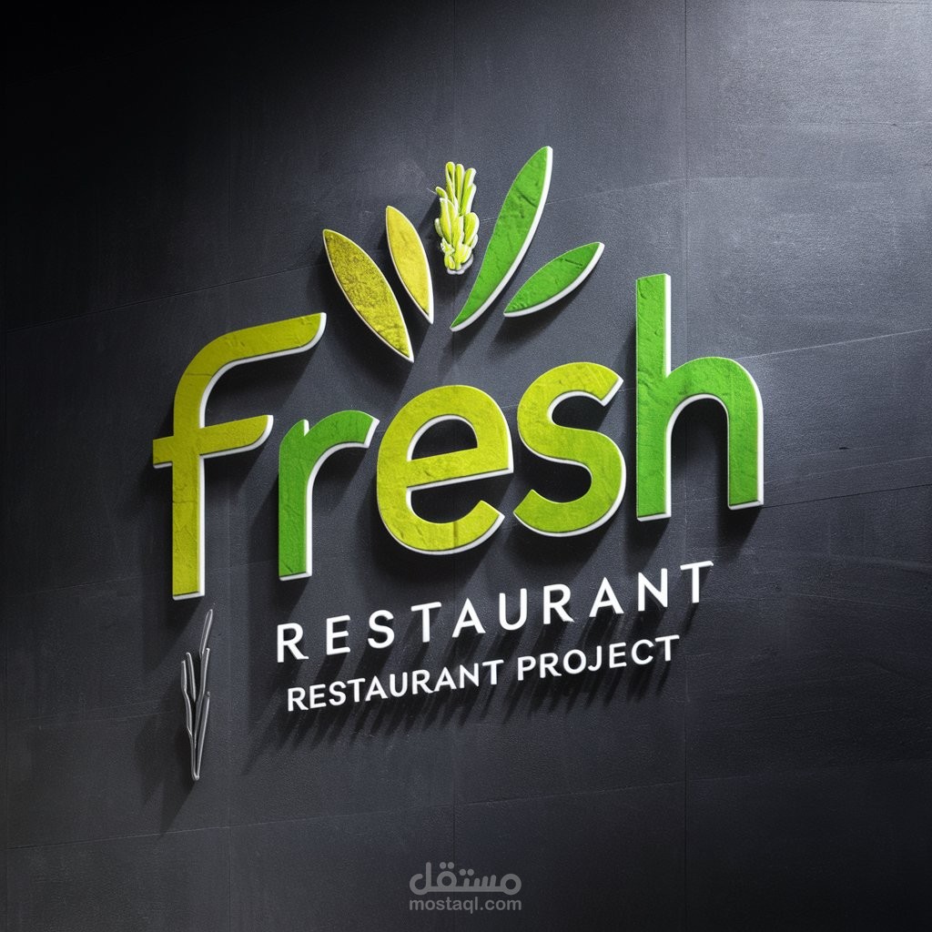 Logo for a restaurant"Fresh"