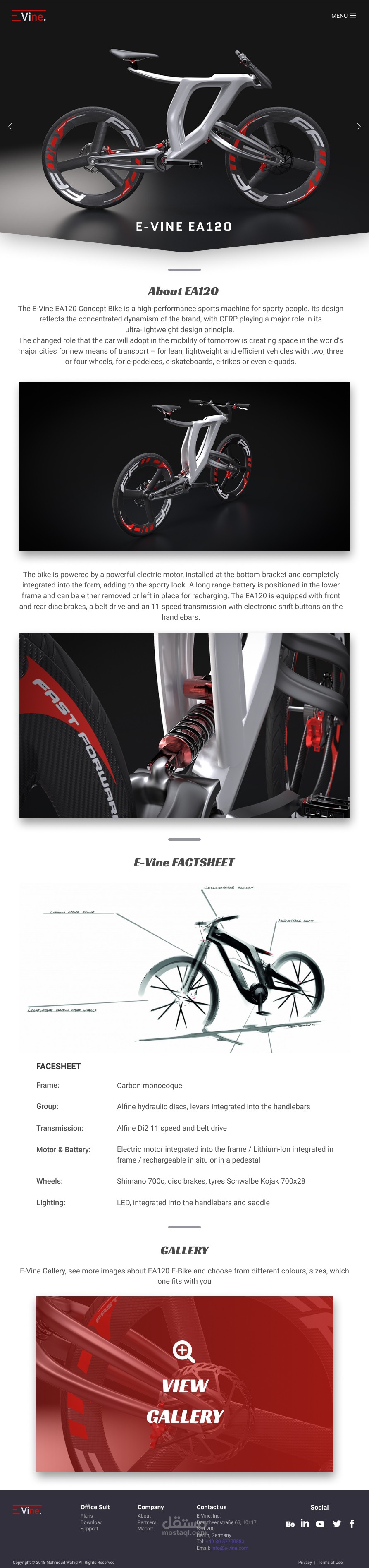 E-VINE - Electric Bike