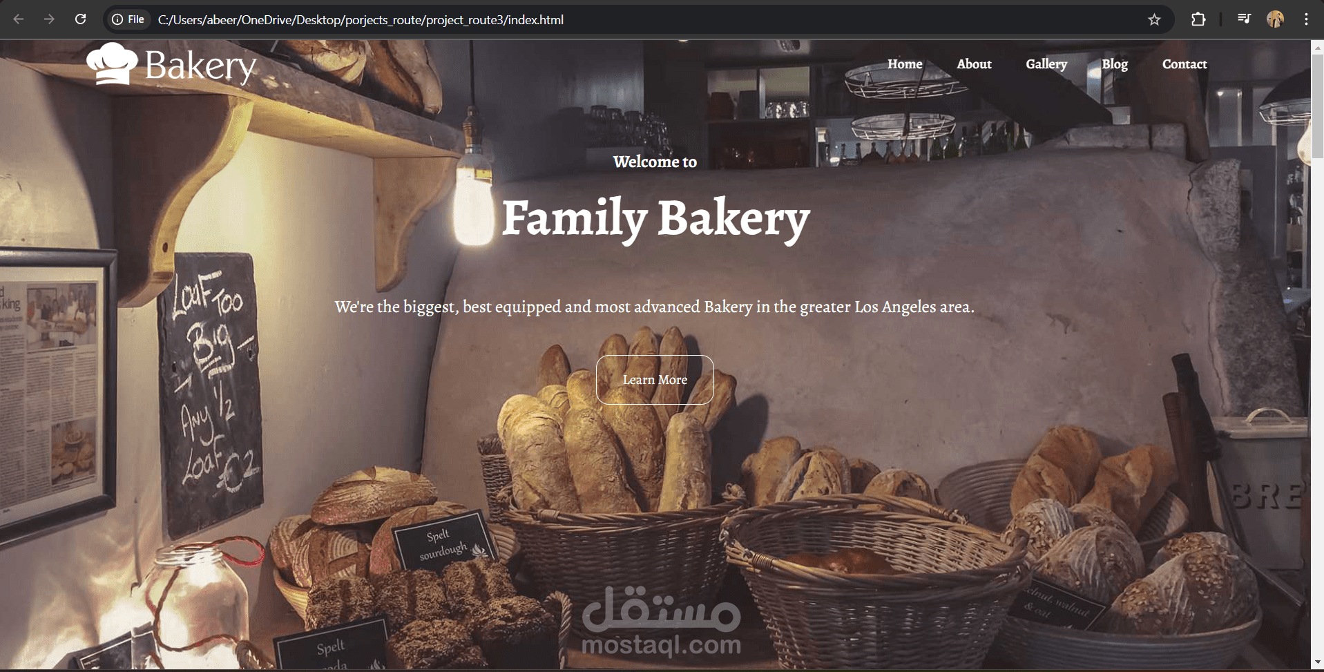 website Bakery
