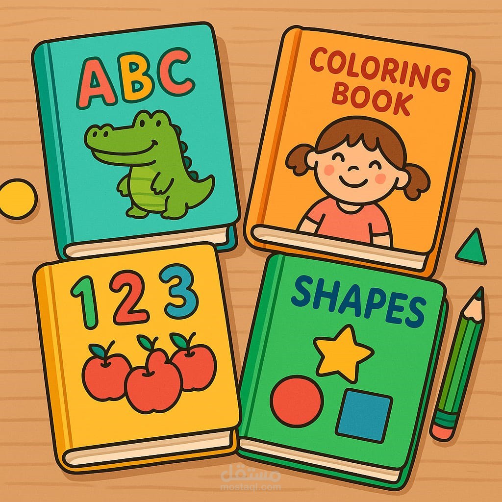 تصميم كتاب حضانة E