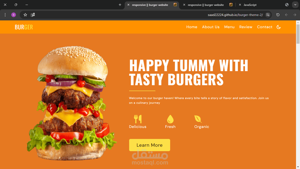 burger theme 2