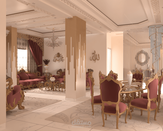 تصميم  داخلي نيو كلاسيكي