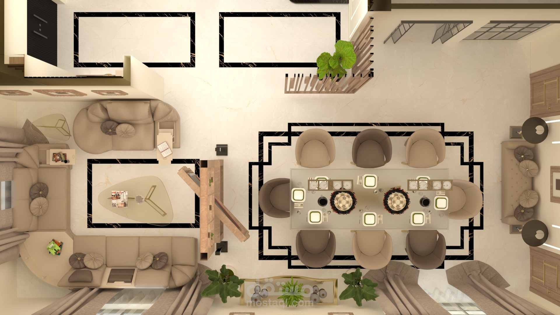 تصميم داخلي مودرن