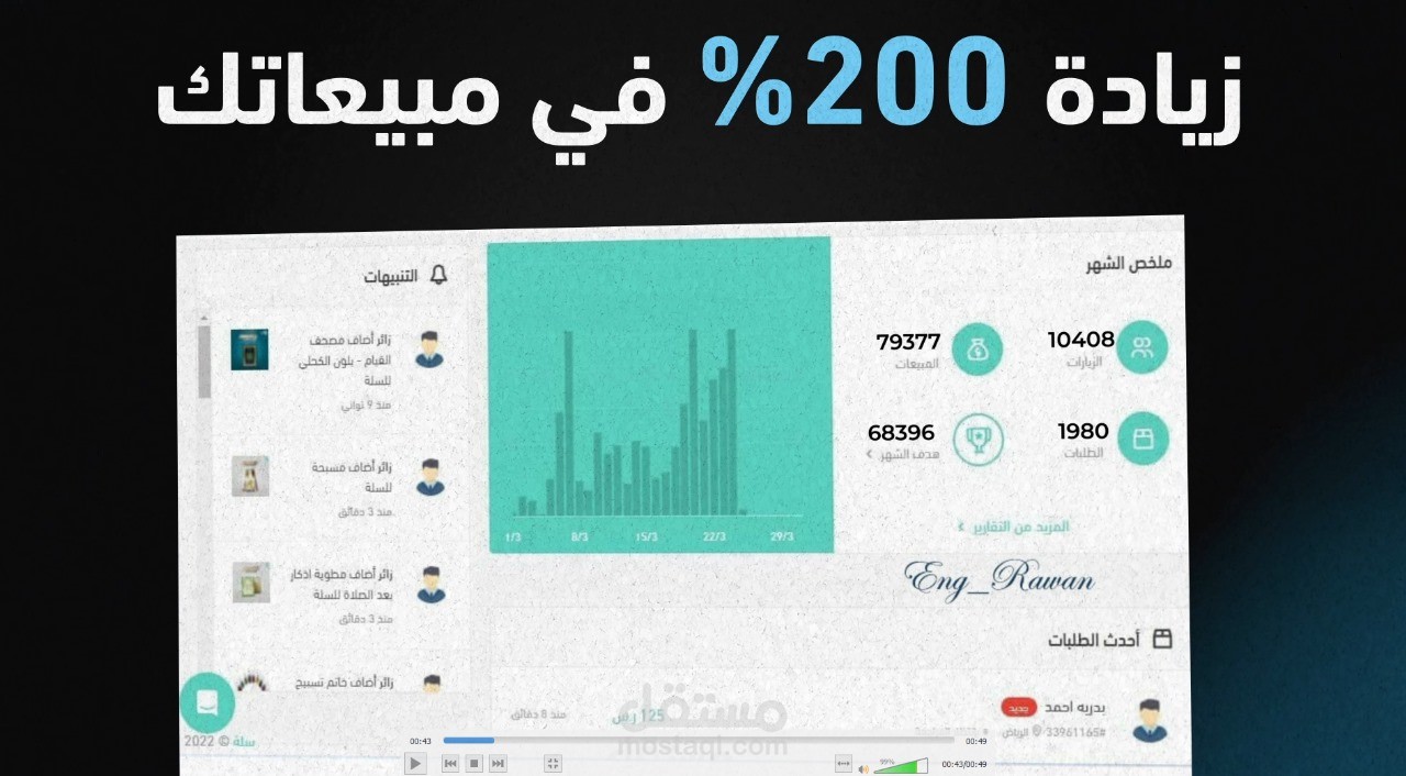 اعلان عن خدمة تقدم للمتاجر السعوديه