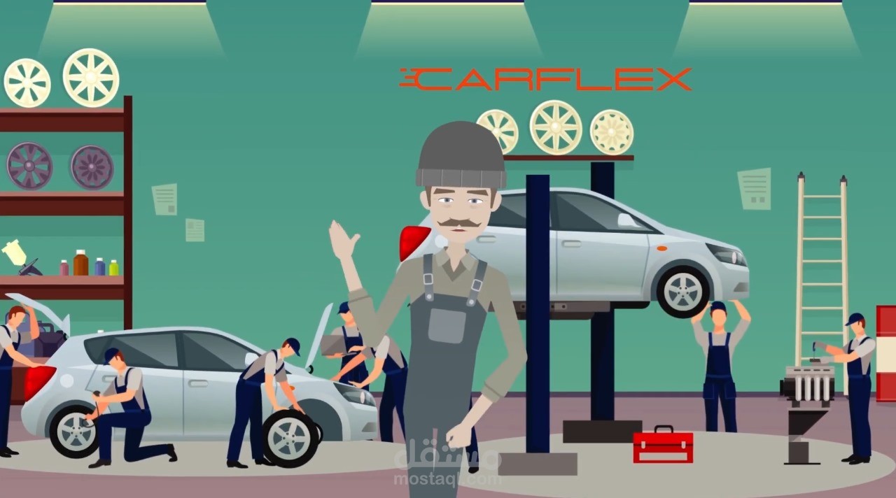 AD 30 sec 2D animation for Carflex