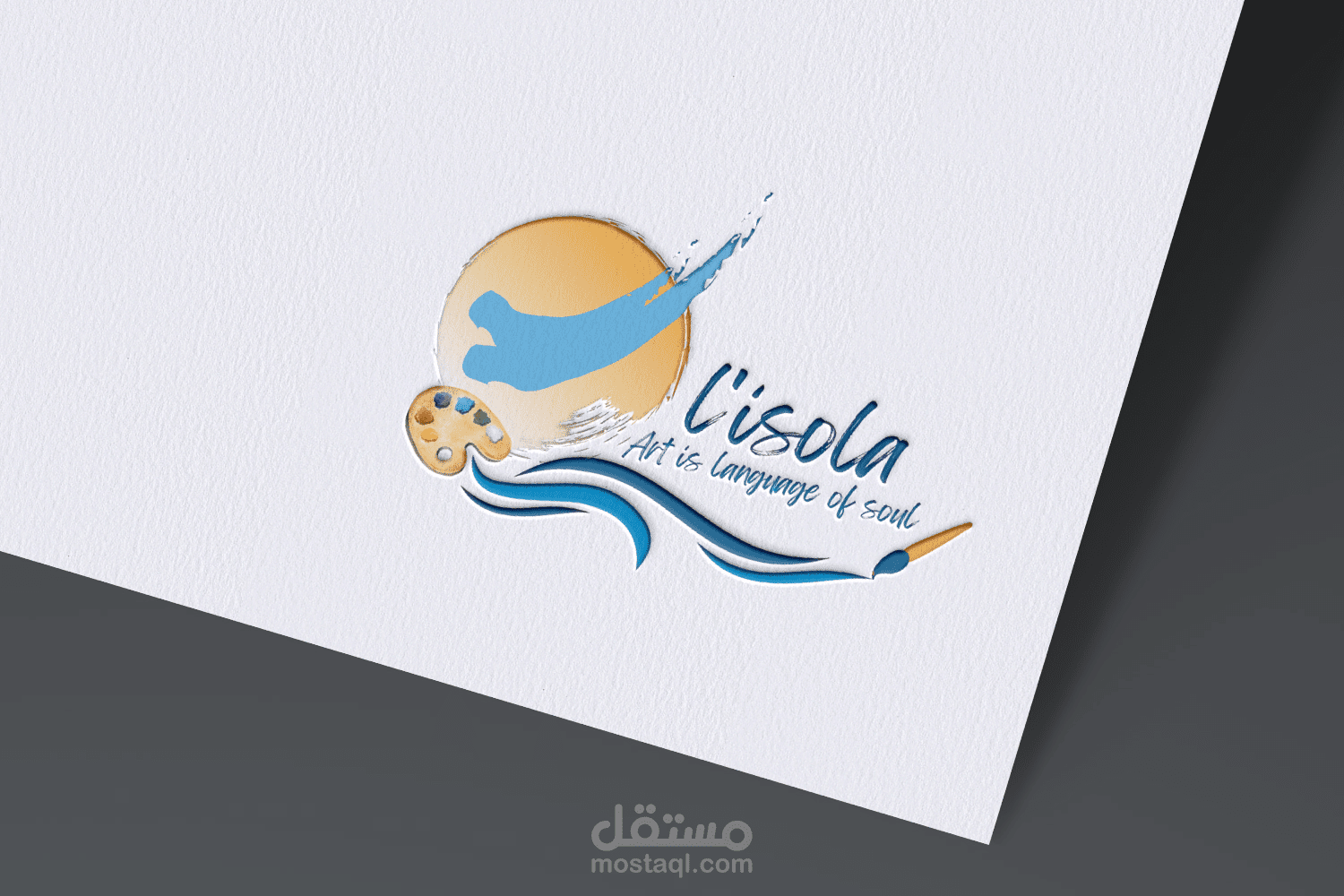 تصميمات لوجو لجاليرى فنون ولوحات