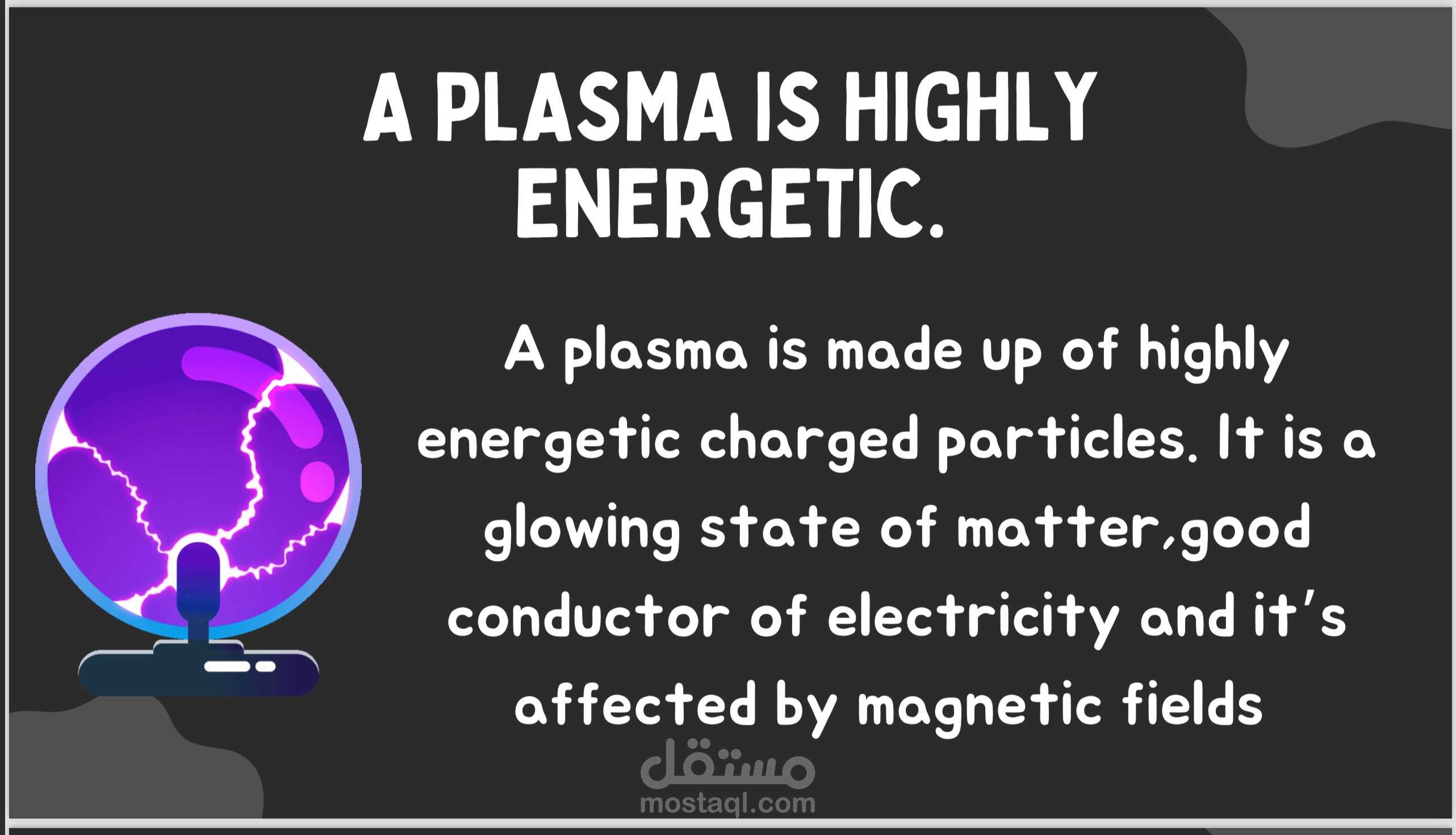 عرض تقديمي باوربوينت عن البلازما وخصائصها في الكيمياء الفيزيائية Physical Chemistry PowerPoint