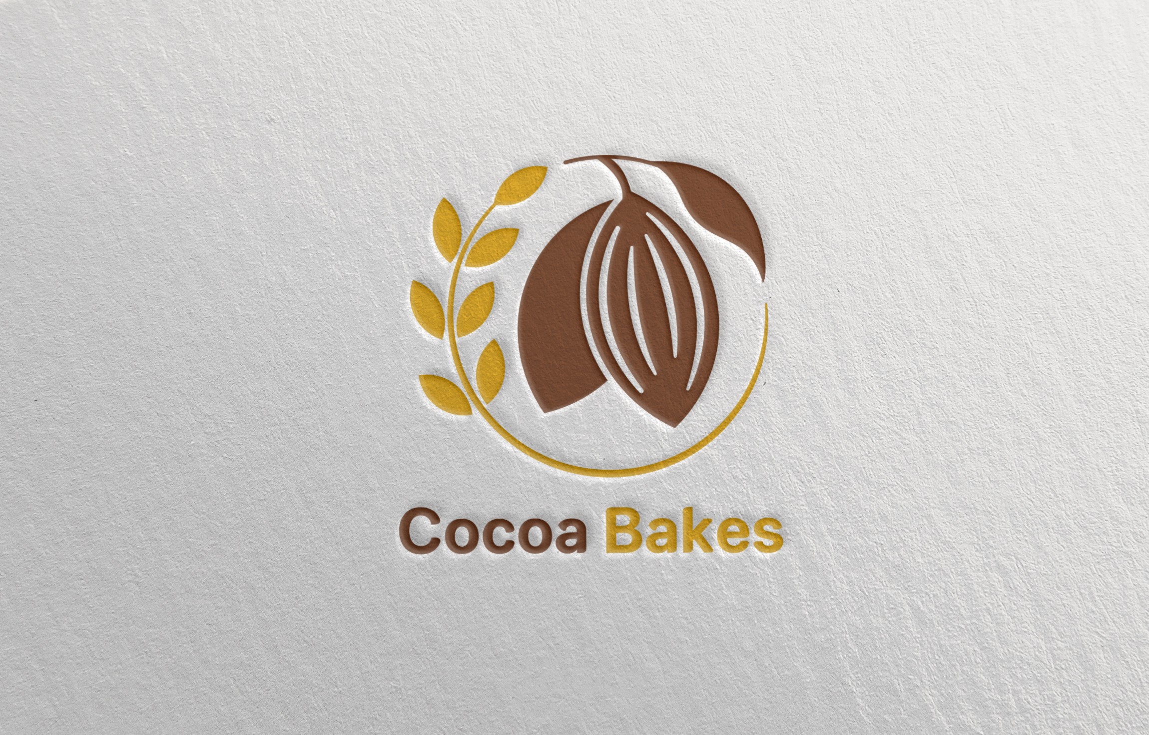 تصميم هوية بصرية (Cocoa Bakes)