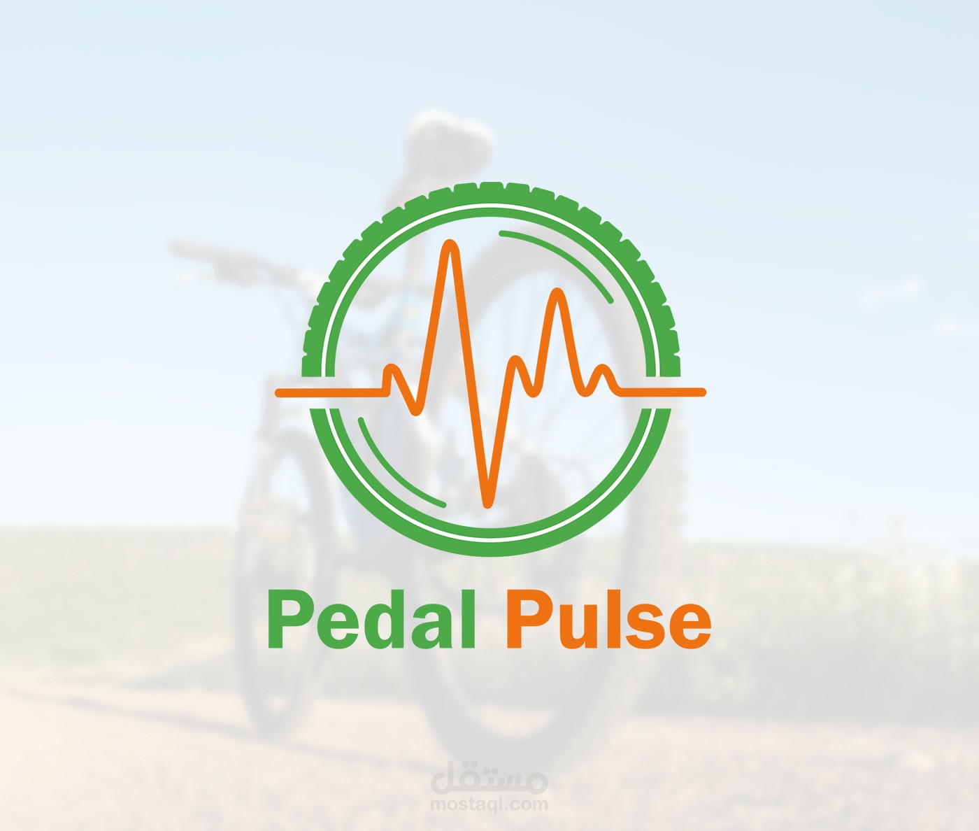 تصميم هوية بصرية (Pedal Pulse)