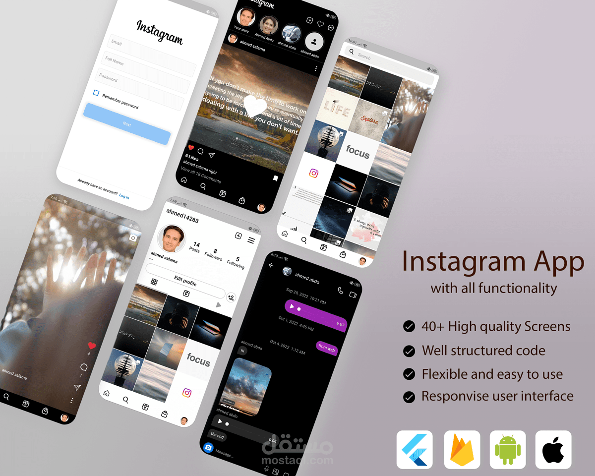 Instagram with Firebase Database