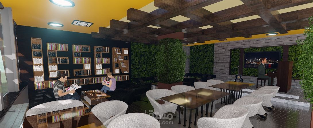 فديو تصميم داخلي لكافيه في ألمانيا